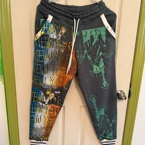 The Real Snowmilk Graphic Joggers - S